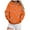 Orange, variant on felwors Women's Oversized Football Print Hoodie with Kangaroo Pocket - Casual Sporty Sweatshirt for Game Days Black, L