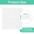 thumbnail image 2 of Uxcell 10 Sheets Barcode Label 4 x 2 inch Printable Laser and Inkjet Labels, 2 of 6