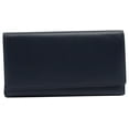 thumbnail image 3 of Womens RFID Genuine Leather Wallet Clutch Zip Around Checkbook Organizer for Ladies, 3 of 63