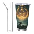 thumbnail image 1 of Vaso Elden Ring de 20 oz con tapa, vaso de viaje de acero inoxidable con aislamiento al vacío de doble pared, taza de café con aislamiento duradero, taza térmica con tapa deslizante a prueba de, 1 of 8