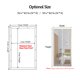 thumbnail image 2 of Cortina mosquitera magnética con cierre suave - Bloquea insectos y permite ventilación - Ideal para puertas de dormitorio o balcón - Incluye cinta adhesiva y tachuelas - Tamaño 90x210 cm blanco, 2 of 6