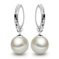 thumbnail image 2 of Anvazise Women's Elegant Faux Pearl Dangle Eardrop Ear Hoop Earrings Jewelry Charm, 2 of 7