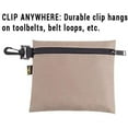 thumbnail image 3 of CLC Custom Leathercraft 1100 Multi-Purpose Clip-on Zippered Poly Bags, 3 Pack, 3 of 8