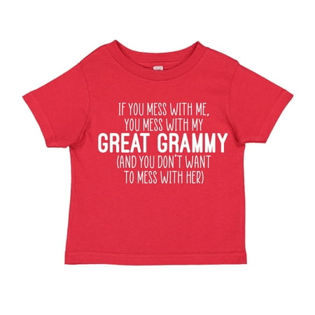 

Don t Mess With My Great Grammy Toddler T-Shirt 3T Red