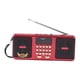 thumbnail image 1 of Radio portátil con altavoz. Admite tarjeta TF y USB. Robusto, compacto y ligero. Rojo, 1 of 9