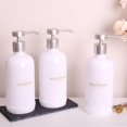 thumbnail image 3 of Set dispensador de champú y acondicionador Janxin 630 ml x3 blanco, 3 of 6