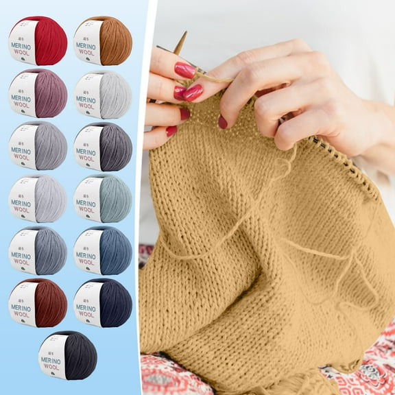 Djunllk Soft Bulk Yarn for Crocheting, Versatile Premium Crochet Yarn, 1.9oz/54g Knitting Yarn Ideal for DIY Crafts, Knitted Sweaters, Scarves, Hats, Gloves, Toys, and Decor, Gifts for Women