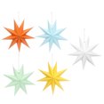thumbnail image 2 of MasteelfCA 5pcs Colorful Lanterns Star Paper Lanterns Creative Party Decoration Props, 2 of 9