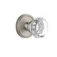 thumbnail image 5 of Grandeur 821441 Georgetown Solid Brass Rose Privacy Door Knob Set - Chrome, 5 of 7