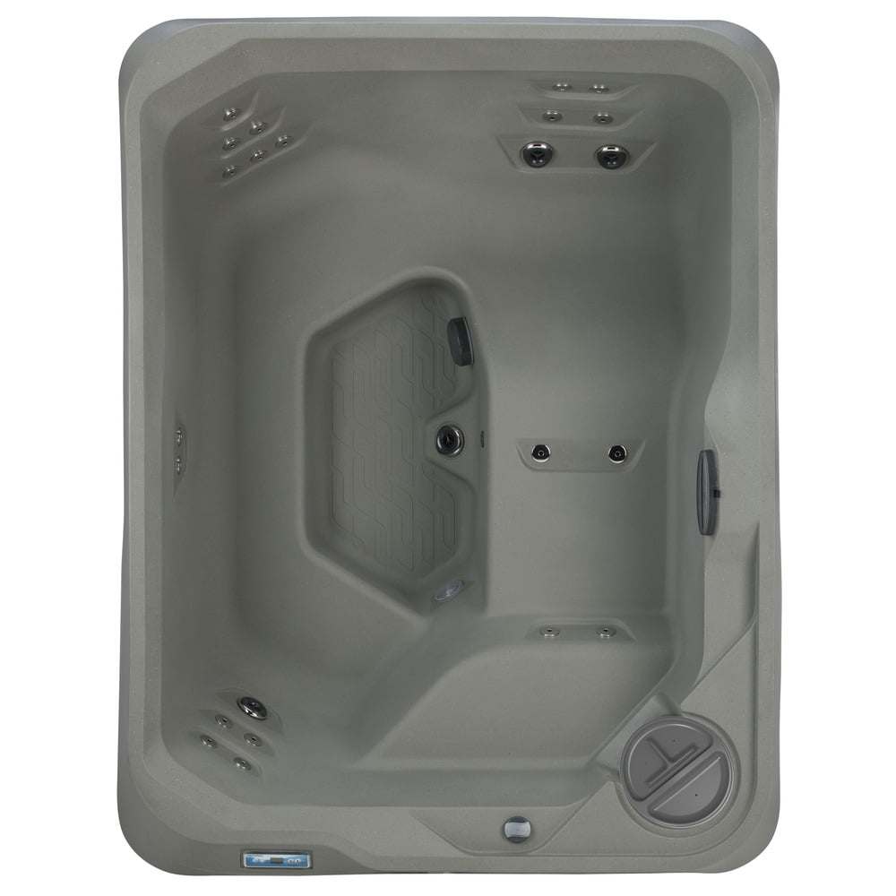 All New 2025 HydroLuxe IBIZA Taupe/Charcoal Hot Tub - 4-Person, 25 Jets, Convertible 110v/220v