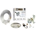 thumbnail image 1 of The Can Converter R56 Flat Recessed Can Light Conversion Kit, Steel, Decorative Medallion, Works for 5"&6" Recessed Cans 50Lb Light Fixture Load Rating, 35Lb for Fans, Polished Chrome, 1 of 4