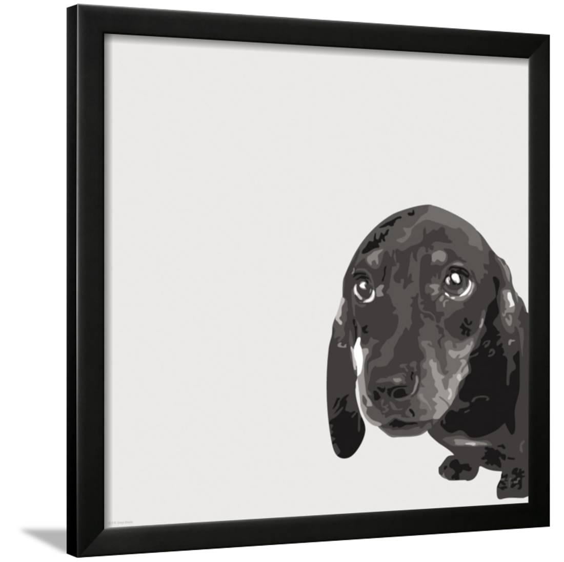 Dachshund Framed Print Wall Art By Emily Burrowes