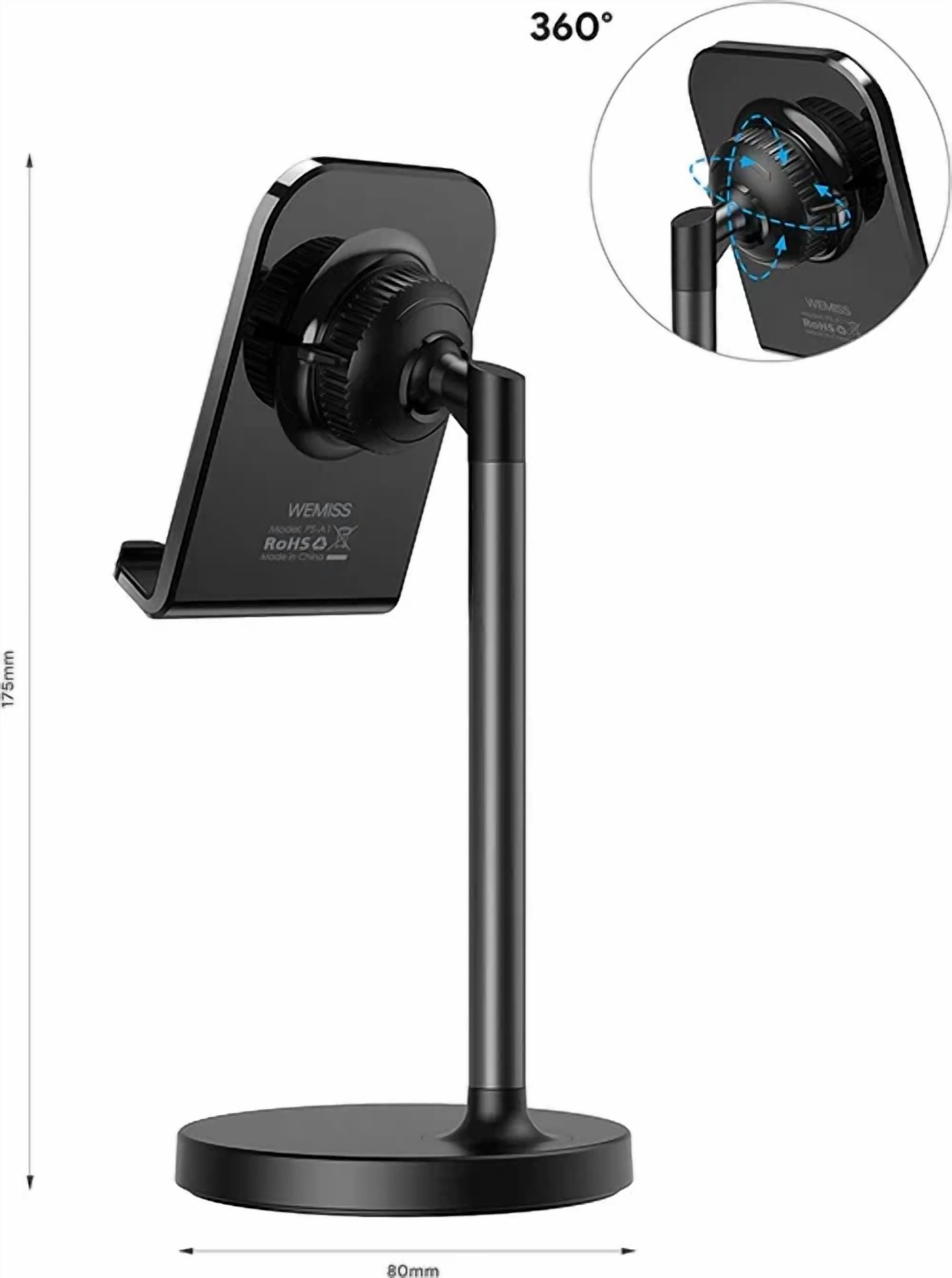 Cell Phone Stand Features Adjustable Angle Design Find Most Comfortable Viewing