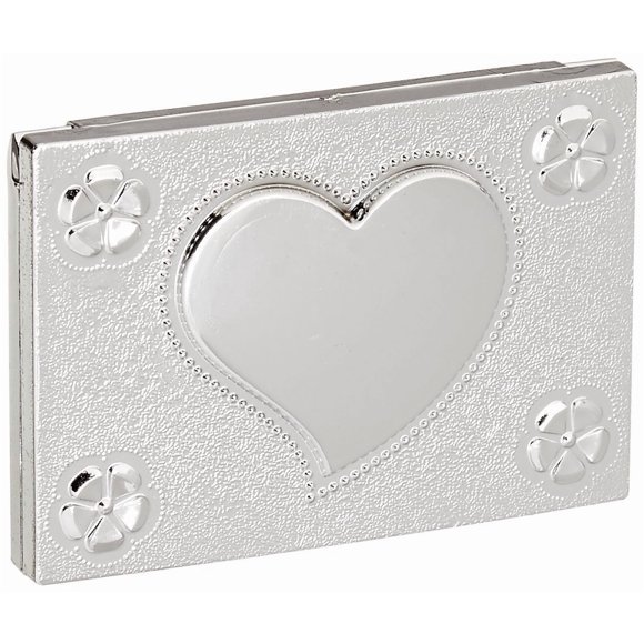 FASHIONCRAFT Collection Reflets Élégants Design Cœur Miroir Compact, 1