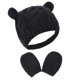 thumbnail image 1 of Conjunto de guantes de gorro de invierno para recién nacidos para bebés, niñas y niños MFZFUKR CPB-US-XD824-2, 1 of 5