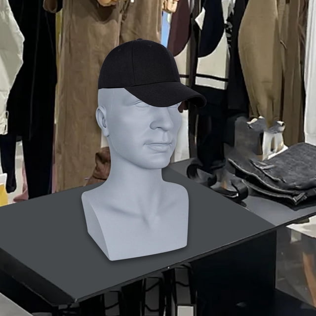 Cabeza de maniquí masculino Fernando de PVC para hombre