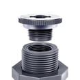 thumbnail image 6 of 4 Pcs Garden Hose Fitting Pipe Adapter Weather Resistant PVC for Water Tanks Ponds Garden Sinks, 6 of 9