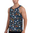 thumbnail image 2 of Haiem Ball Sports Men Workout Tank Top Gym Bodybuilding Sleeveless Muscle T Shirts Athletic Tank Breathable Workout Shirt-3X-Large, 2 of 8