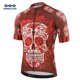 thumbnail image 3 of Camiseta de ciclismo KEMALOCE, exclusiva camiseta de equipo profesional juvenil con calavera roja, ropa deportiva retro novedosa, camisetas de ciclismo importadas de China para hombres, 3 of 5