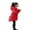 Red, variant on Lkhaha Girls Fashion Jackets Solid Dinosur Quilted Down Warm Zipper Irregular Hem Puffer Winter Trendy Outwear