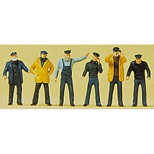 Preiser Kg 59079137 N Scale People Working Ships Crewmen