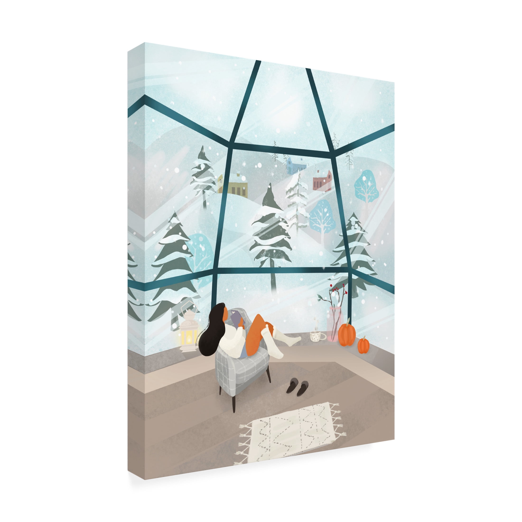 Trademark Fine Art Petra Lizde Winter Wonderland Canvas Wall Art