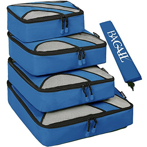 4 Set Packing Cubes Travel Luggage Packing Organizers Llama Close