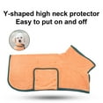 thumbnail image 6 of Super Absorbent Dog Bathrobe Adjustable Polyester Quick-Drying Towel for After-Bath Comfort, 6 of 8