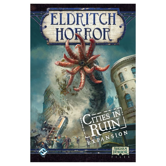 Eldritch Horror: Cities in Ruin Strategy Game Expansion for Ages 14 and up, from Asmodee