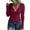 Hot Pink, variant on Women Summer Tops Women Casual Solid T Shirt Long Sleeve Shirt Loose Blouse V Neck Tops Business Blouses for Work with Leggings plus 2x Womens Stretch Work Shirts V Scrub Extra Large Shirts Blue L