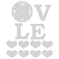thumbnail image 3 of Reloj de pared, superficie de espejo, pared sin marco, reloj sin marco, decoración de pared fiel a su promesa, 3 of 14