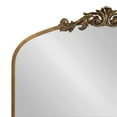 thumbnail image 6 of Kate and Laurel Arendahl Ornate Traditional Square Arched Mirror, 28 x 30, Antique Gold, Decorative Baroque Style Arch Vintage Mirror with Wide Frame and Ornamental Crown, 6 of 9