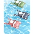 thumbnail image 2 of Baby bath water toy - Wind Up Bath Frogs for Kids,Set of 3,Swimming Frog Toys in Assorted Colors, Frog Bathtub Toys for Kids That Swim in Water, Great as Swimming Pool Toys and Birthday Party Favors, 2 of 4