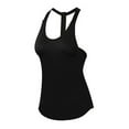 thumbnail image 1 of Débardeur d'Entraînement Sans Manches pour Femmes en Forme de T en Forme de Backless Rapide Sec Sport Exercice Running, 1 of 8