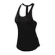 thumbnail image 1 of Camiseta de entrenamiento sin mangas para mujer, con forma de T, sin espalda, holgada, para entrenamiento, yoga, camisetas para correr y ciclismo para mujer, color negro, talla S, 1 of 12