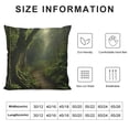 thumbnail image 5 of YINGXI Green Vine Rain Pillowcases Sofa 18x18in, 5 of 5