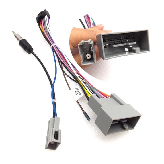 Car Audio DVD Player 16PIN An Power Cable Adapter For Honda