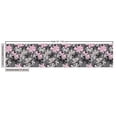 thumbnail image 2 of Butterfly Fabric by the Yard Upholstery, Ornamental Romantic Summer Vegetation Vibrant Backdrop Monochrome Animals, Decorative Fabric for DIY and Home Accents, Taupe Pink Black by Ambesonne, 2 of 4