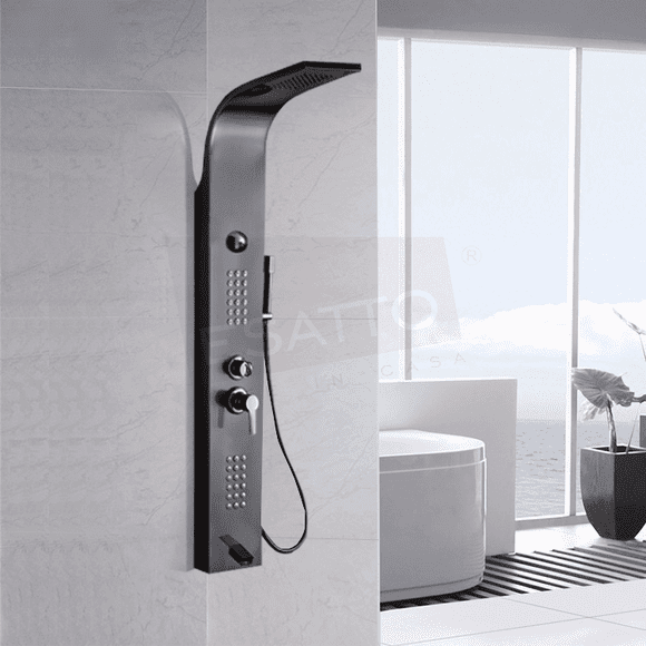 Columna Para Regadera De Hidromasaje Con Bocina Y Bluetooth ESATTO RHCO