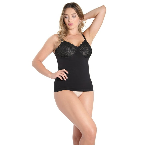 SlimMe by MeMoi Shaping Cami with Underwire Cups