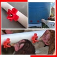 thumbnail image 3 of 10Pcs Chicken Drinking Tap Poultry Drinking Tap Automatic Chicken Water Cup Waterer Kit for Poultry, 3 of 4