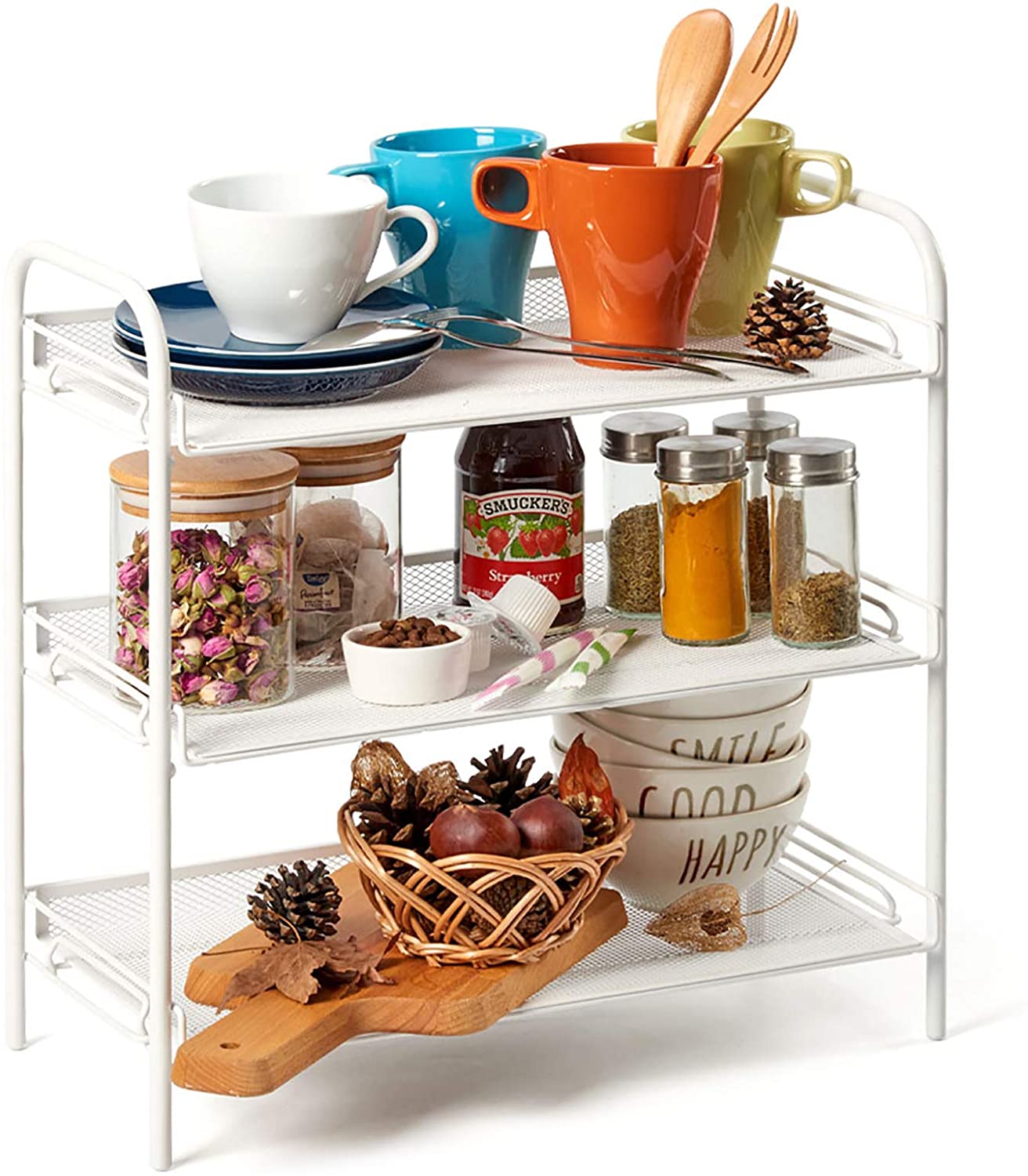 EZOWare 3Tier Large Countertop Organizer Rack, FreeStanding Counter