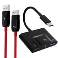 thumbnail image 1 of Transmisor y Receptor Inalámbrico Compatible con ,USB C Compatible con Inalámbrico,Transmisión de Audio y Vídeo A TV/Monitor,A, 1 of 5