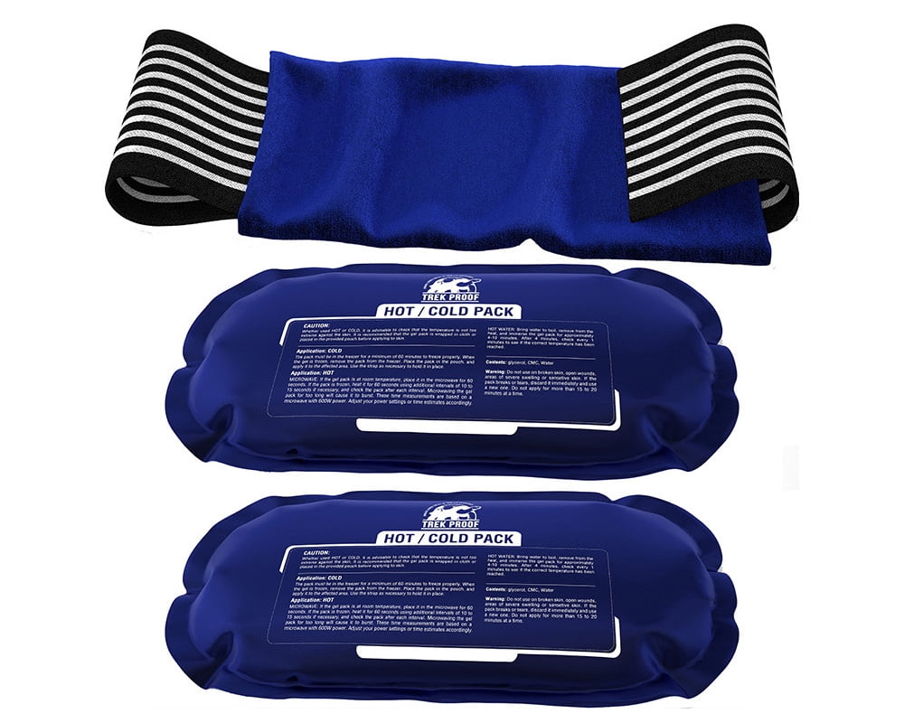 (3 Pack) TrekProof Flexible Reusable Cold / Hot Pack