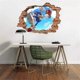thumbnail image 3 of 2026 Sonic wall decal sticker, kids cartoon bedroom background wall decoration self-adhesive wall sticker, game sticker birthday party supplies, 3 of 5