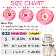 thumbnail image 2 of Minzimin Cat Cone Collars Soft,Cat  E Collars After  to Stop Licking,Waterproof Adjustable Elizabeth Neck Cones Cute Pet Donut Pillow for Cats Kitten Puppy Wound Healing After, 2 of 7