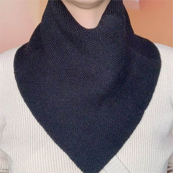 The Girl Neck Women's Autumn And Winter Warm Neck All Neck Set Triangle Scarf Scarf Summer Scarfs for Women Lightweight Neck Scarves for Women Shawl Womens Knit Hat Silk Headscarf Thick Scarves Women