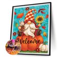 thumbnail image 1 of Cuadros Decorativos 5D DIY Diamond Painting Kits Full Round Drill Calabaza Gnomo Mosaico Imagen Sywqhk Nuevos Originales, 1 of 1