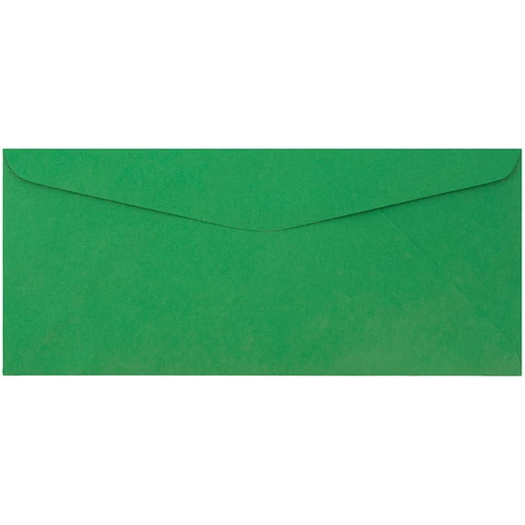 JAM Paper No. 9 Envelopes, 3 7/8 x 8 7/8, Green, 1000/Carton
