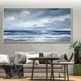 thumbnail image 4 of Ocean Painting Original Oil Painting Seascape Painting Ocean Waves Blue Sea Painting,Unstretched,Frameless,(122*244cm)48*96Inches, 4 of 5